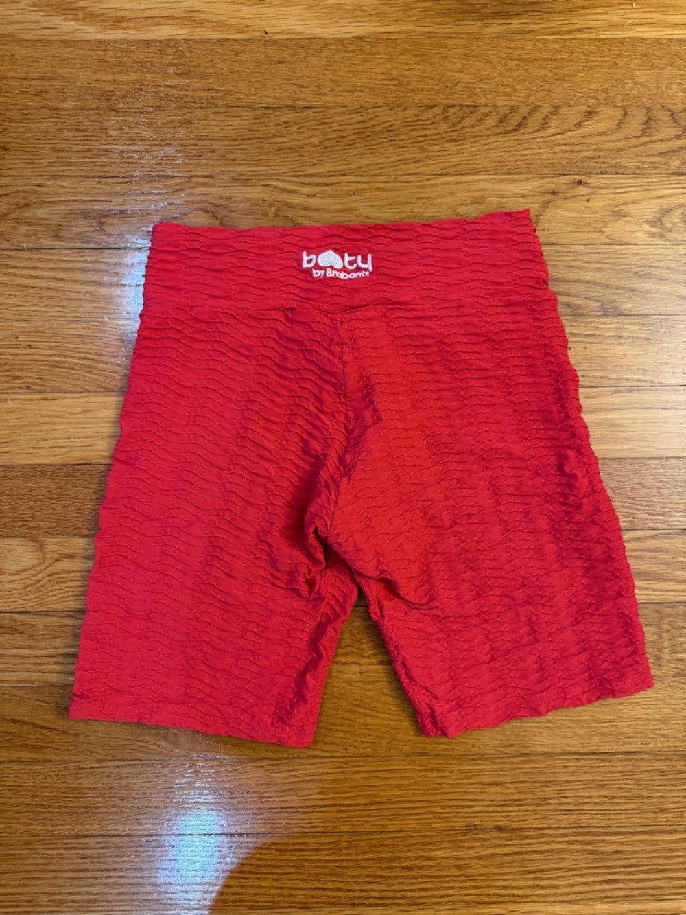 Booty by Brabants 7.75" Bike Shorts in Red - One Size Fits Most STRETCHY